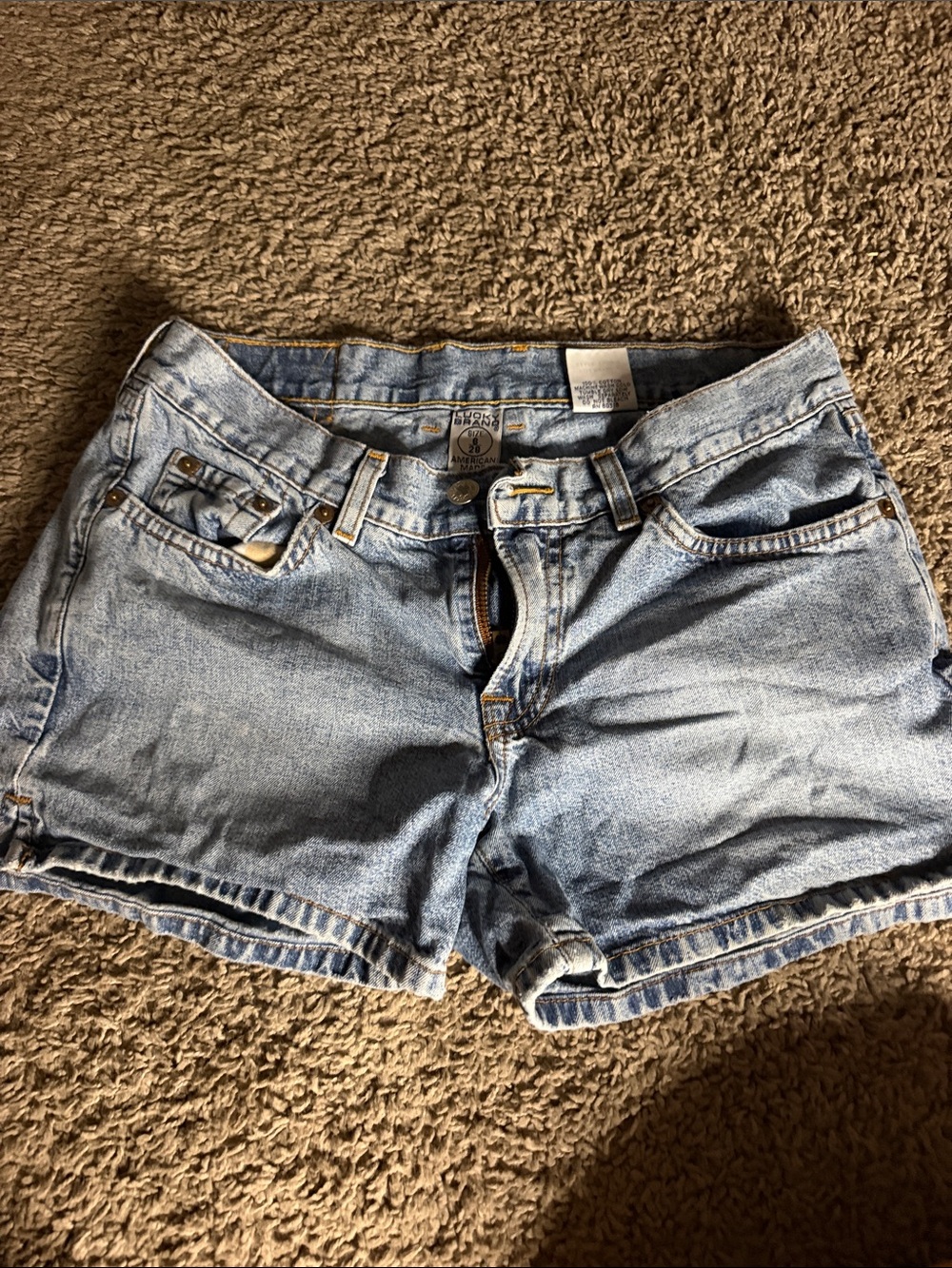 Lucky 🍀 Light Blue Denim Women’s Shorts